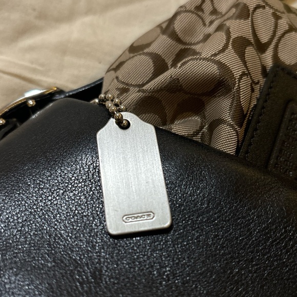 Coach Mini Bag Black Leather Mini-Purse Legacy Leather Vintage - Picture 10 of 16